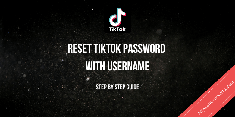 Reset Tiktok Password with Username